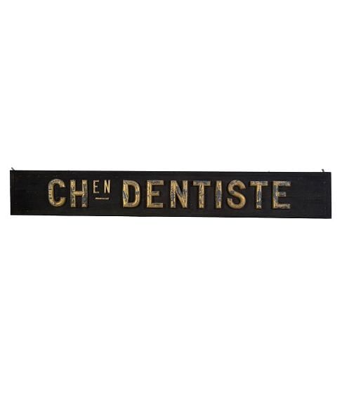 19th Century Dentist Sign WD4154812