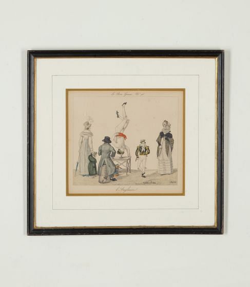 19th Century French Le Bon Genre No 96 L'Anglaise Print