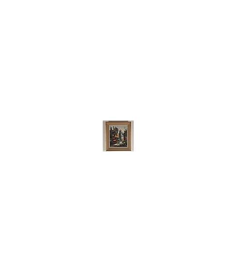 20th Century French Painting of a Street Scene