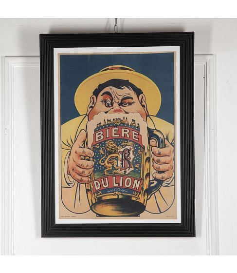 20th Century Framed French Beer Poster