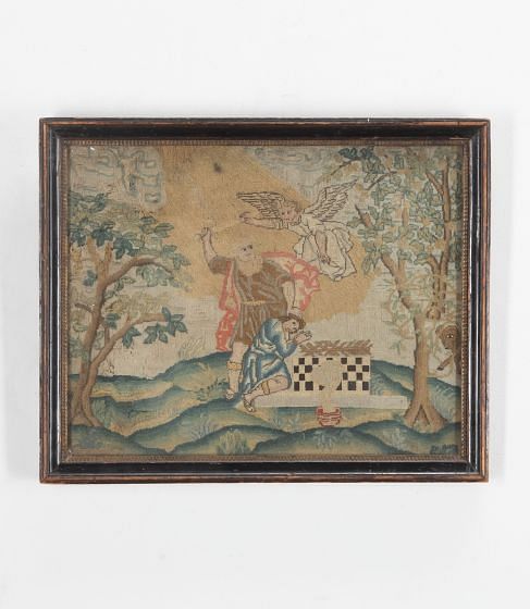 19th Century English Needlepoint Sampler