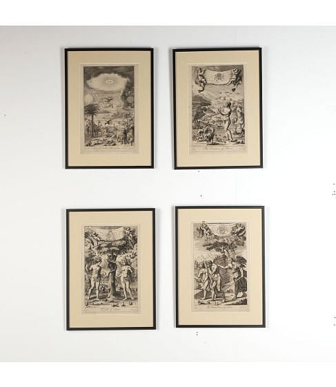 Set of Four 18th Century Engravings