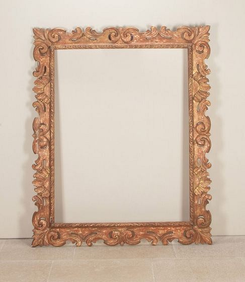 Large 18th Century Italian Carved Frame