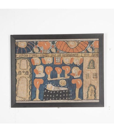 19th Century Swedish Bonad Fragment