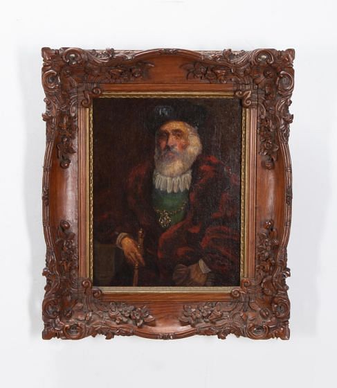 Dutch 19th Century Portrait of a Religious Figure