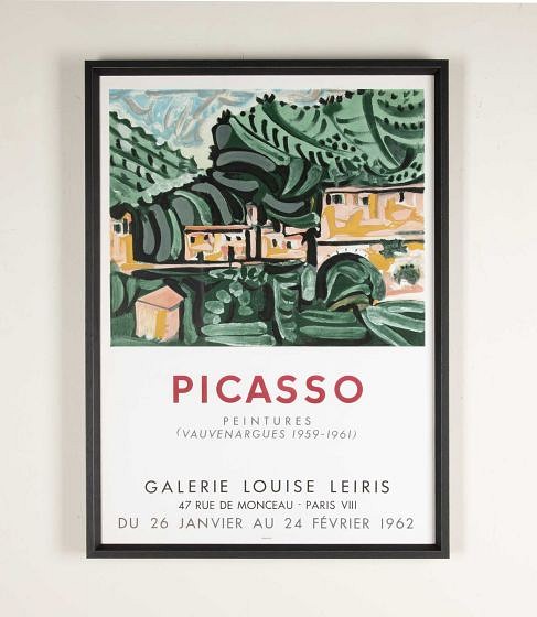 Picasso Exhibition Poster Circa 1962