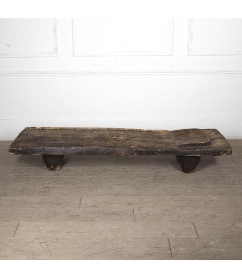 20th Century African Carved Wooden Bed