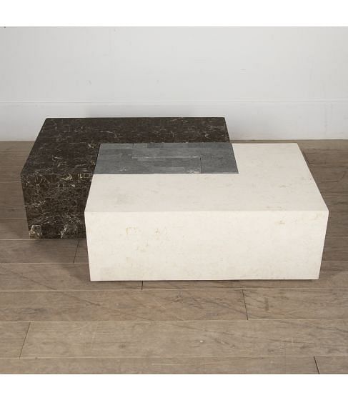 American Mid-Century Modular Block Table