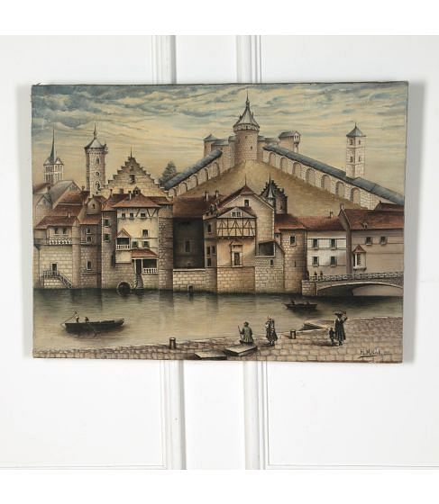 Architectural Oil Painting