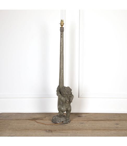 18th Century Baroque Cherub Table Lamp