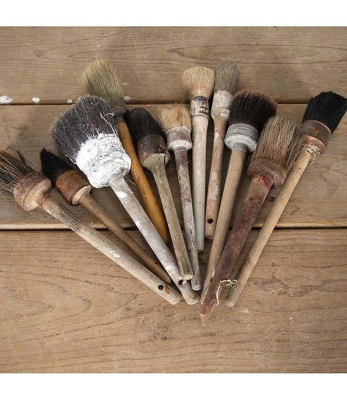 Collection of Large Artist's Brishes
