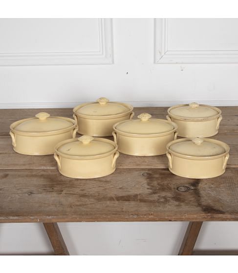 Collection of Six 20th Century Small French Terrines