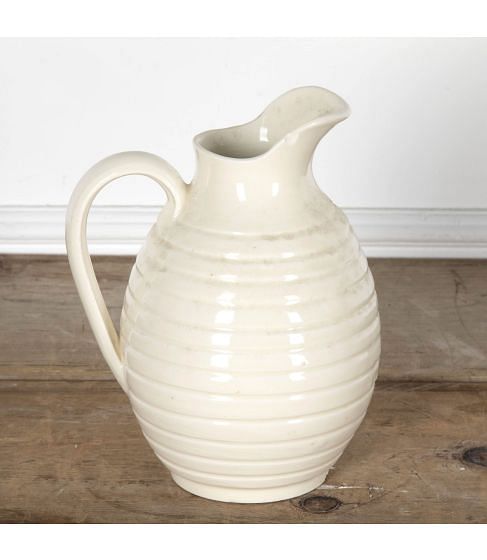 21st Century Contemporary White Ceramic Jug