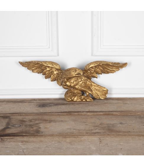 Early 19th Century Carved Giltwood Eagle