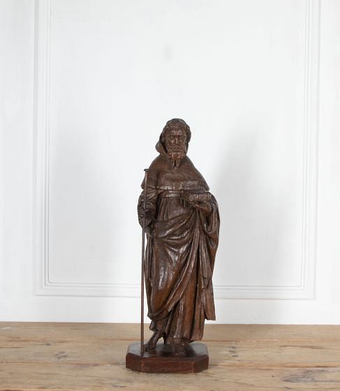 Early 19th Century Carved Religious Figure
