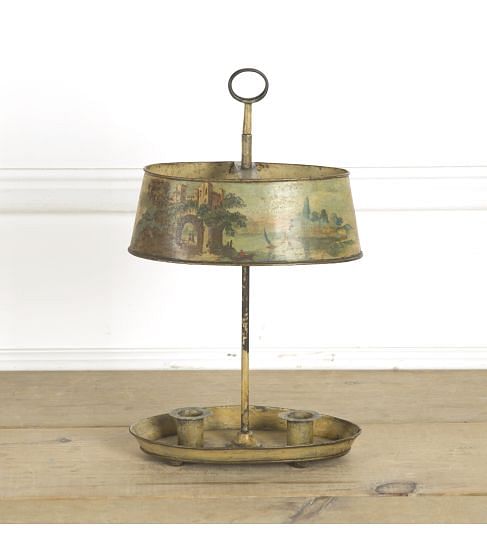 Early 19th Century Toleware Light