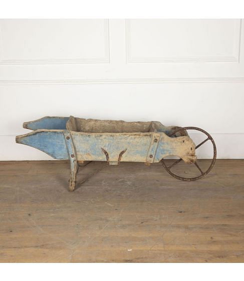 Early 20th Century Edwardian Wooden Wheelbarrow