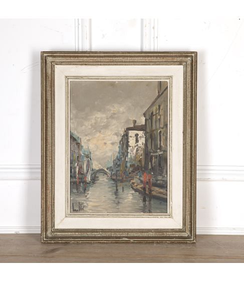20th Century Italian Oil on Canvas