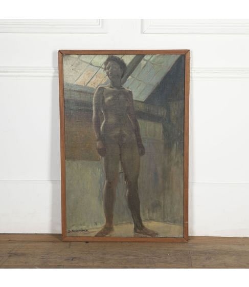 French 20th Century Nude Portrait