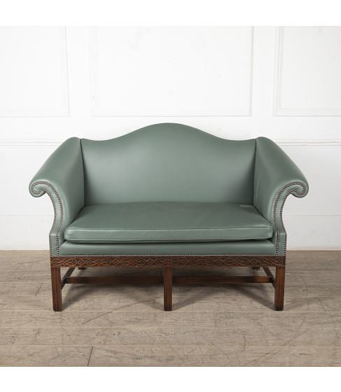Geo III Style Camel Back Sofa