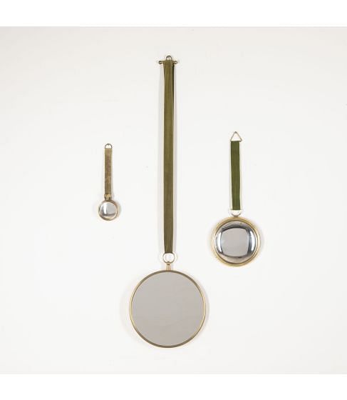 Group of Three 20th Century Circular Mirrors
