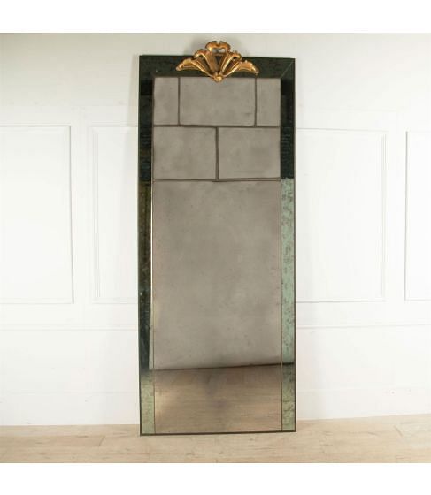Huge Italian Deco Style Mirror