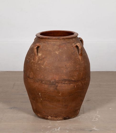 Italian Late 19th Century Glazed Oil Jar