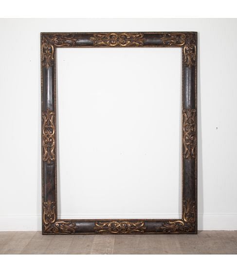 Large 18th Century Baroque Giltwood Frame