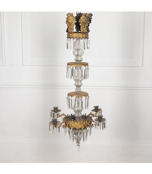 Large 19th Century Ecclesiastical Chandelier