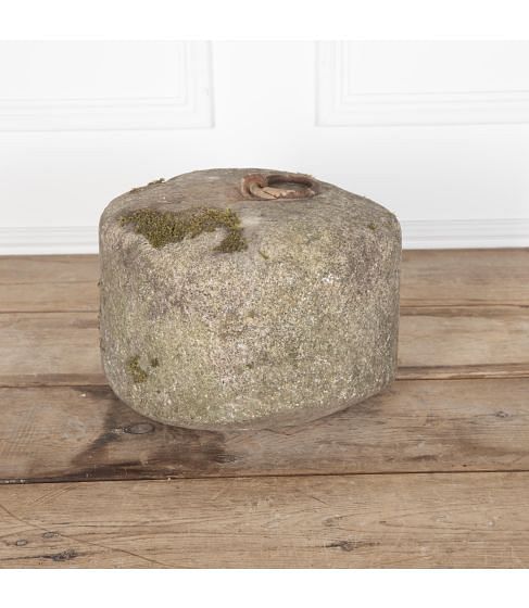 Large 19th Century French Granite Tethering Block
