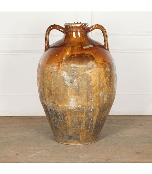 Large 19th Century Italian Capasone Jar
