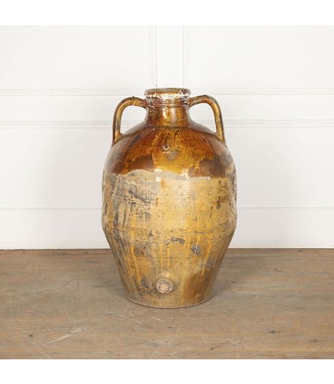 Large 19th Century Italian Capasone Jar