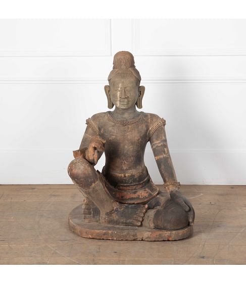 Large 19th Century Terracotta Figure