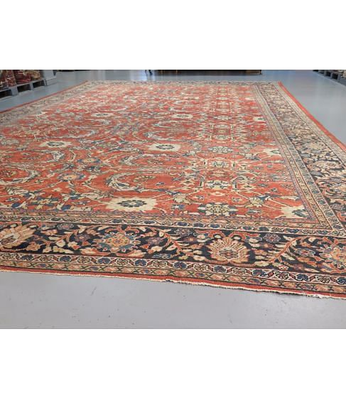 Large 19th Century Ziegler Mahal Carpet