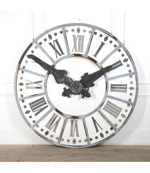 Large 20th Century French Enamelled Clock Face