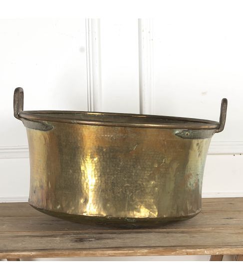 Large Brass Pot