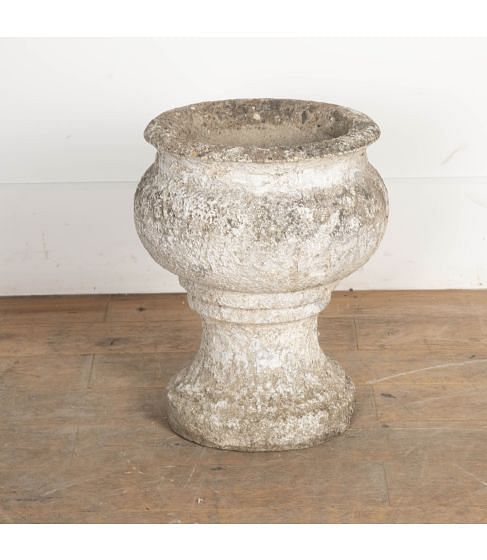 Large Early 20th Century French Composition Stone Urn