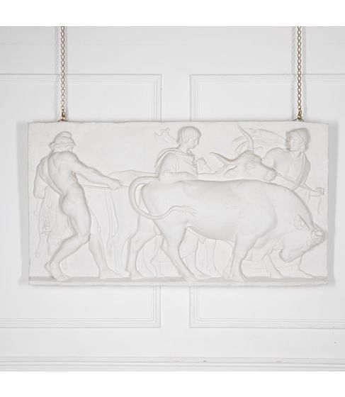 Large Mid-Century Plaster Hanging