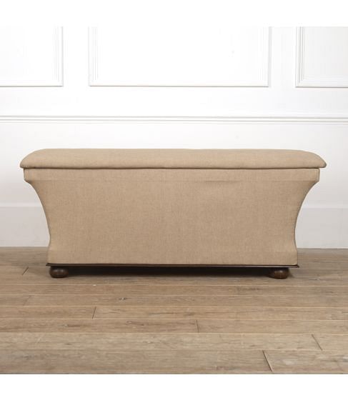 Large Victorian Upholstered Ottoman