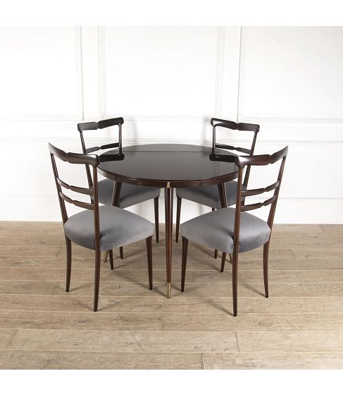 Mahogany Games Table and Chairs
