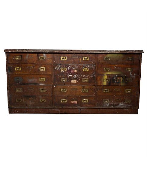 Mahogany Haberdashery Drawers CU5355959