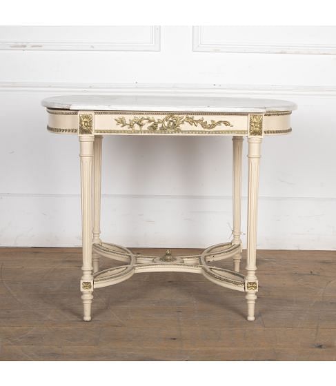 19th Century Marble Top Side Table