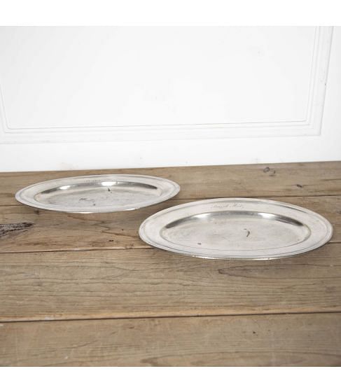 Matched Pair of 20th Century French 'Buffet Metz' Serving Trays