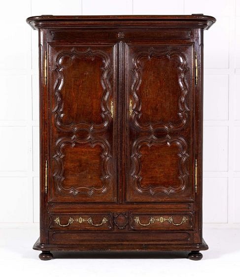 Mid-18th Century French Oak Armoire