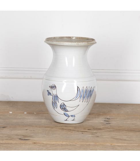 20th Century Hand Painted Ceramic Vase
