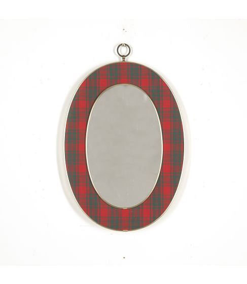 Italian Mid Century Tartan Mirror
