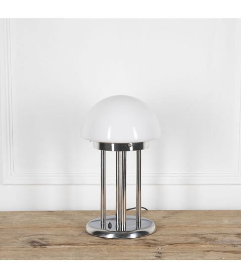 Modernist Opaline Table Lamp