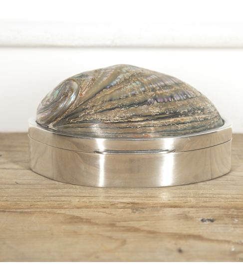 Italian Silver and Shell Box