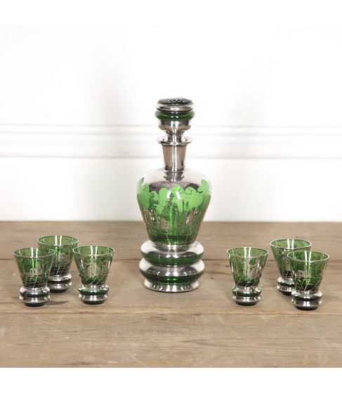 Murano Glass Cocktail Set
