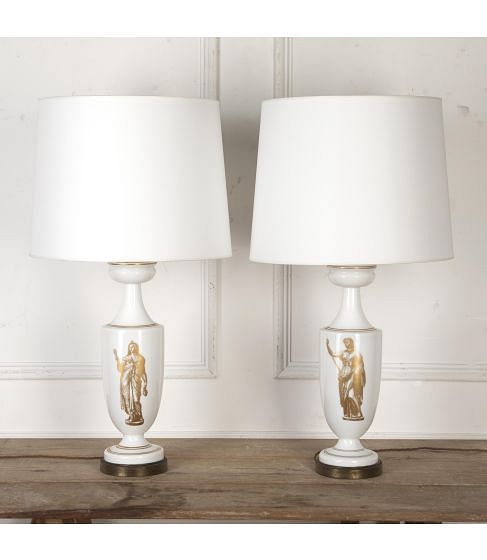 Pair of 20th Century Neo-Classical Style Table Lamps